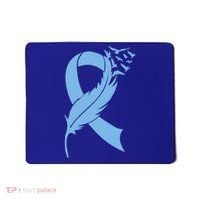 We Wear Blue Colon Cancer Awareness Month Ribbon Sunflower Meaningful Gift Mousepad thumb 0