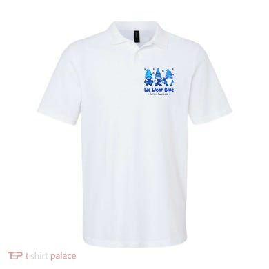 We Wear Blue Autism Awareness Gnome Polo