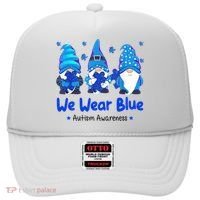 We Wear Blue Autism Awareness Gnome Hat thumb 0