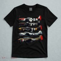 Ww2 Warplanes B 17 P51 Mustang F4u Corsair P40 Warhawk T-Shirt thumb 5