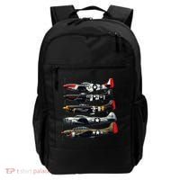 Ww2 Warplanes B 17 P51 Mustang F4u Corsair P40 Warhawk Backpack thumb 0