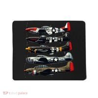 Ww2 Warplanes B 17 P51 Mustang F4u Corsair P40 Warhawk Mousepad thumb 0