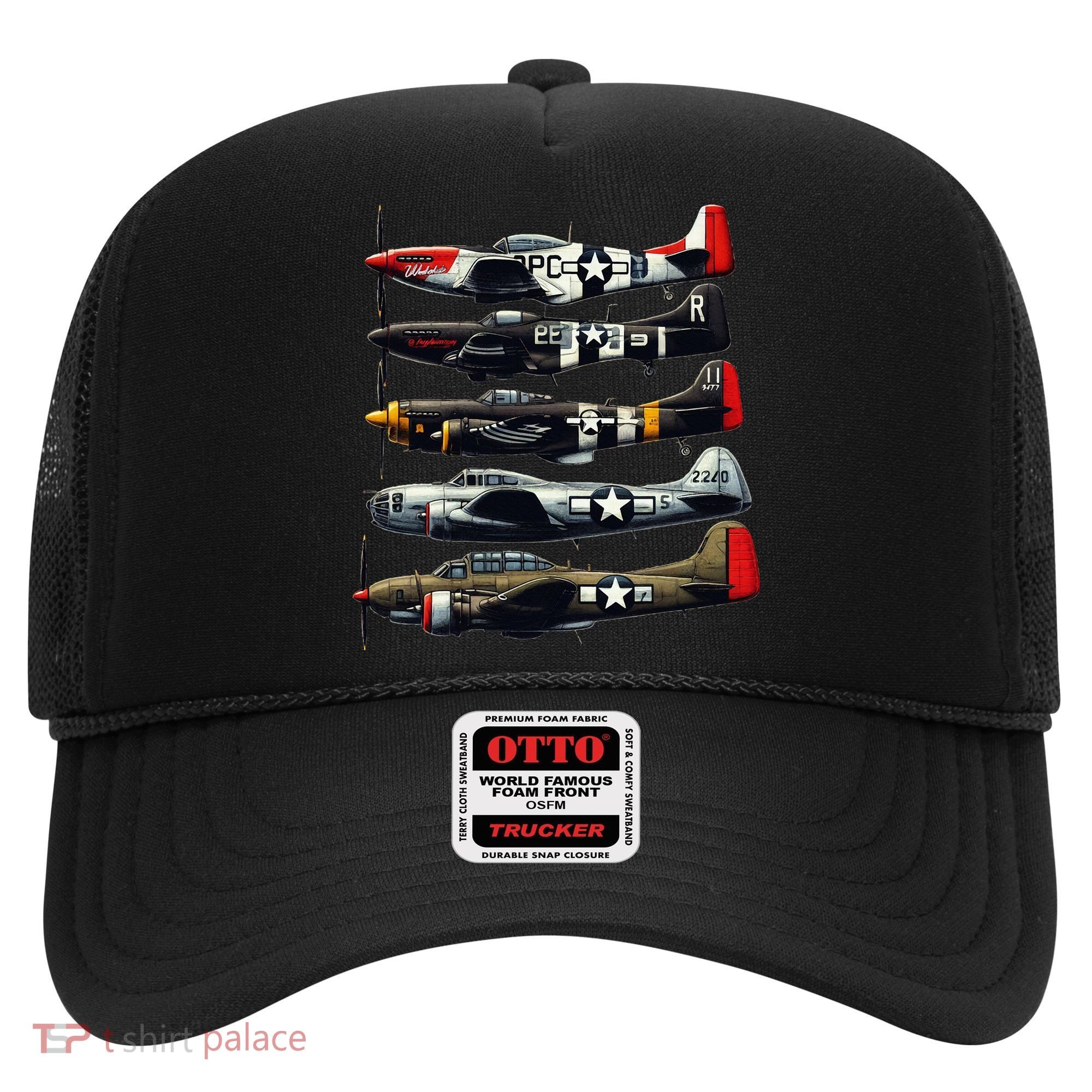Ww2 Warplanes B 17 P51 Mustang F4u Corsair P40 Warhawk Hat