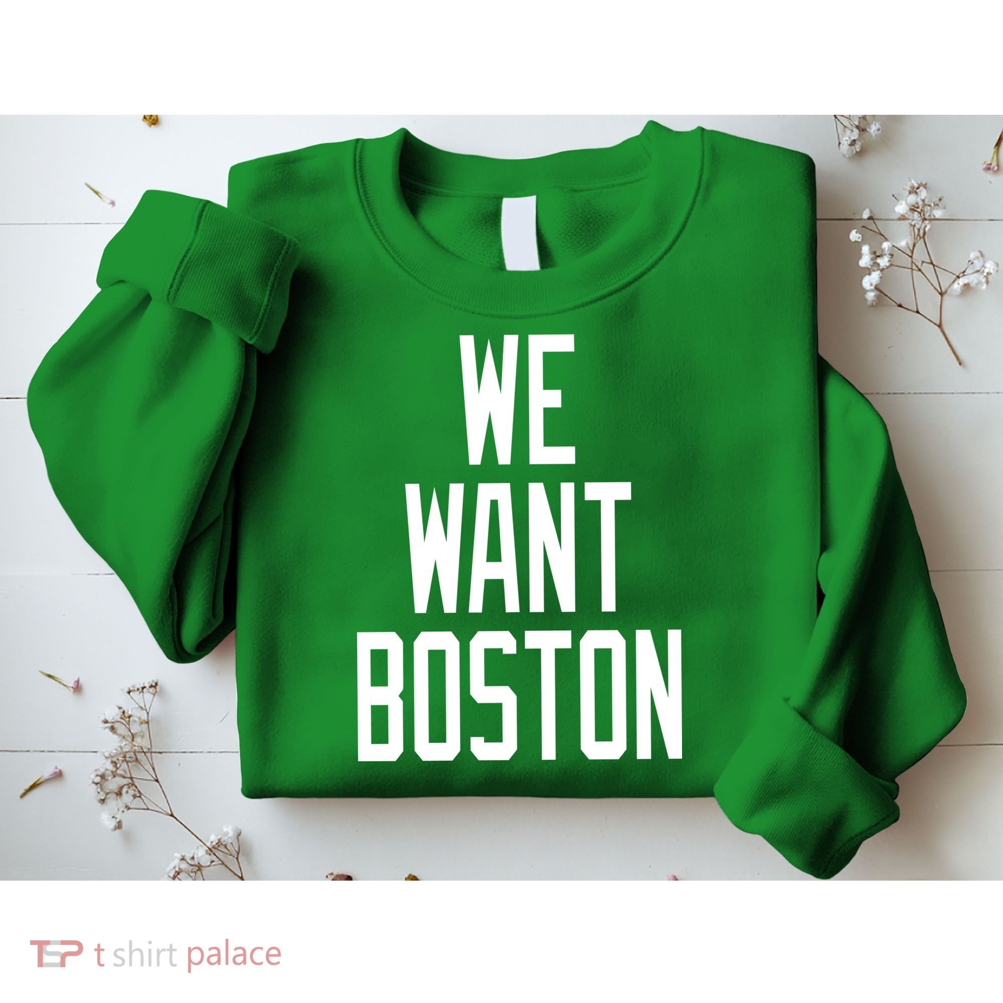 We Want Boston Sweatshirt
