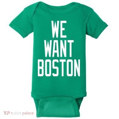 We Want Boston Baby Bodysuit