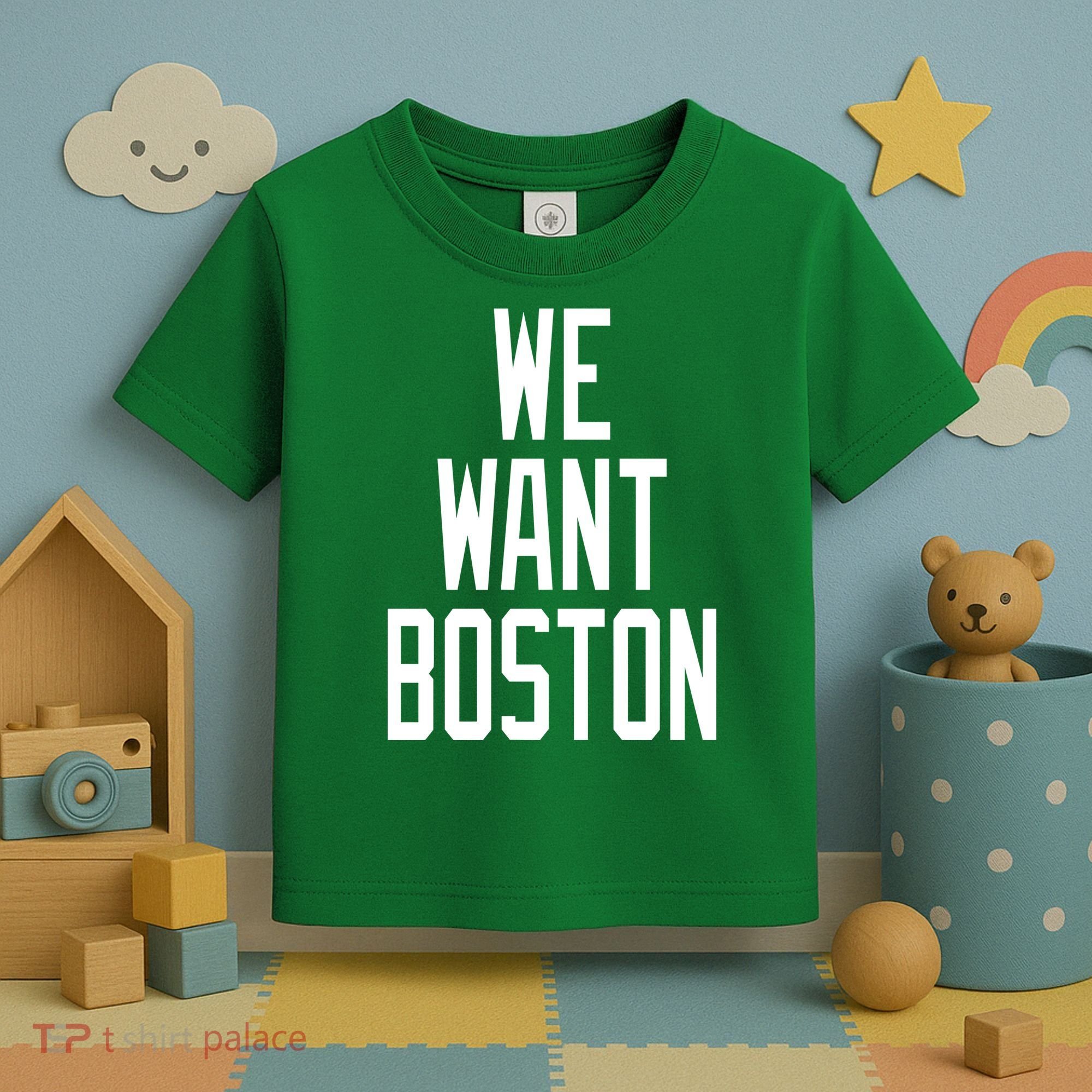 We Want Boston Toddler T-Shirt
