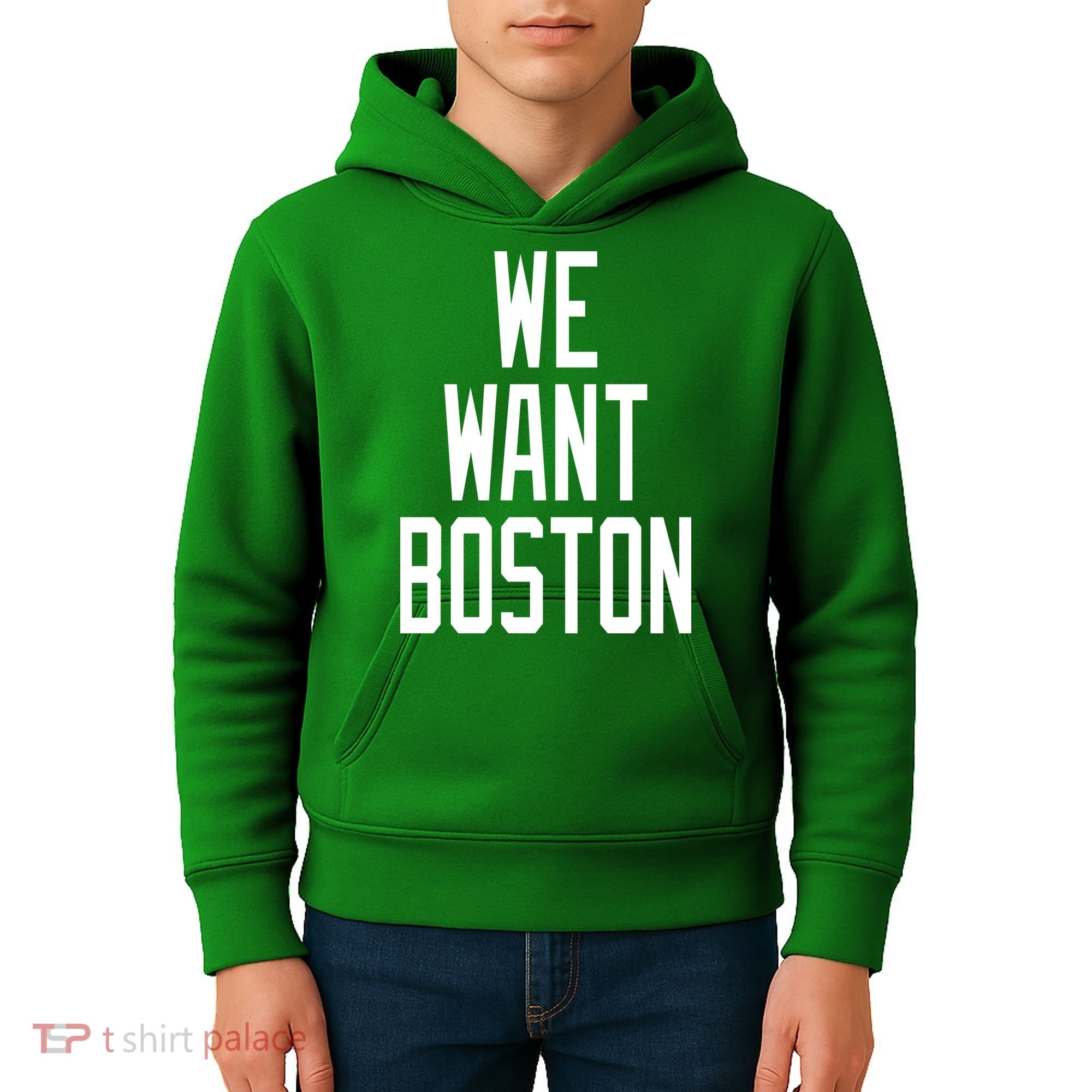 We Want Boston Kids Hoodie