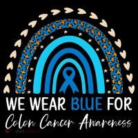We Wear Blue For Colon Cancer Awareness Coffee Mug thumb 5