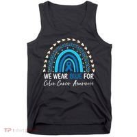We Wear Blue For Colon Cancer Awareness Tank Top thumb 0