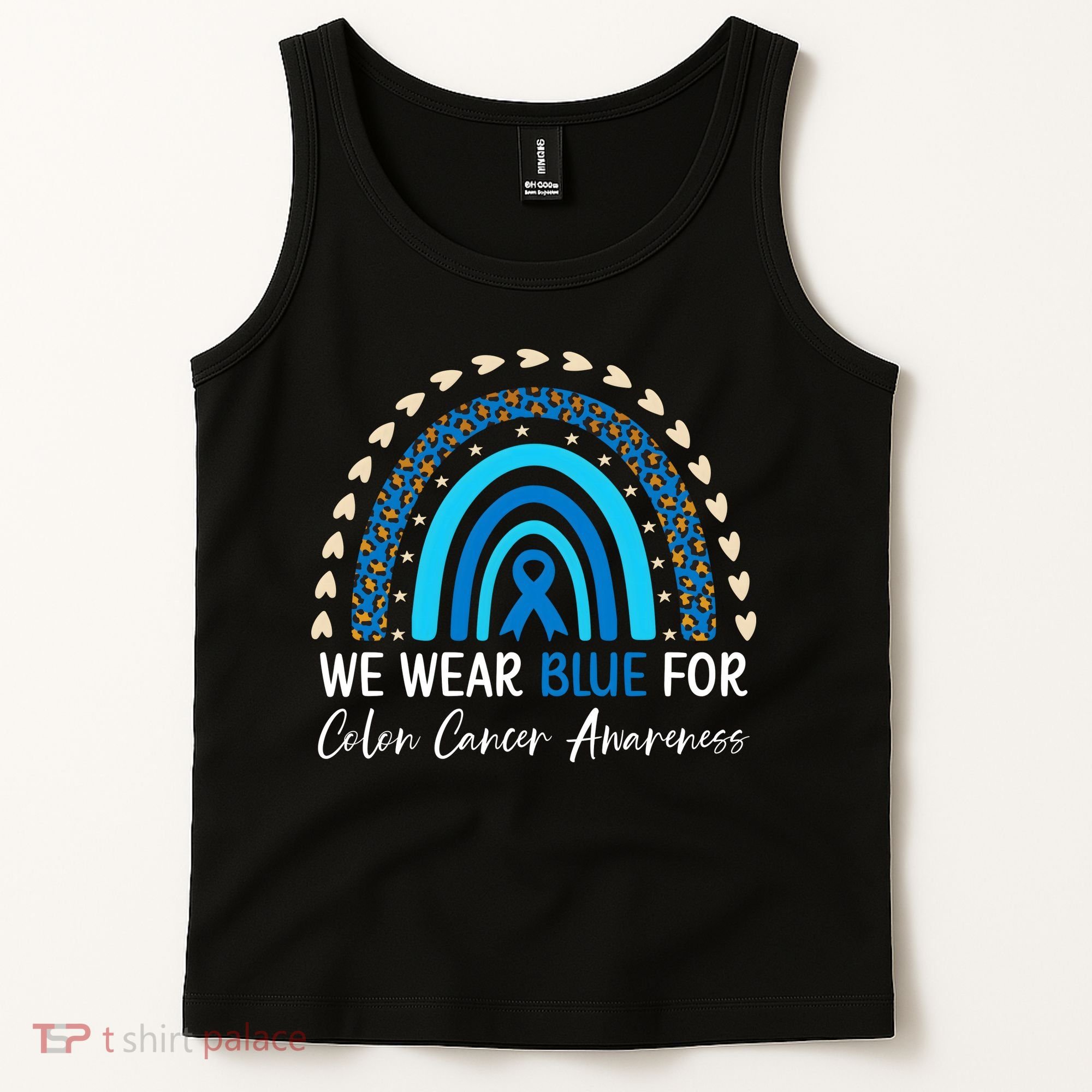 We Wear Blue For Colon Cancer Awareness Tank Top
