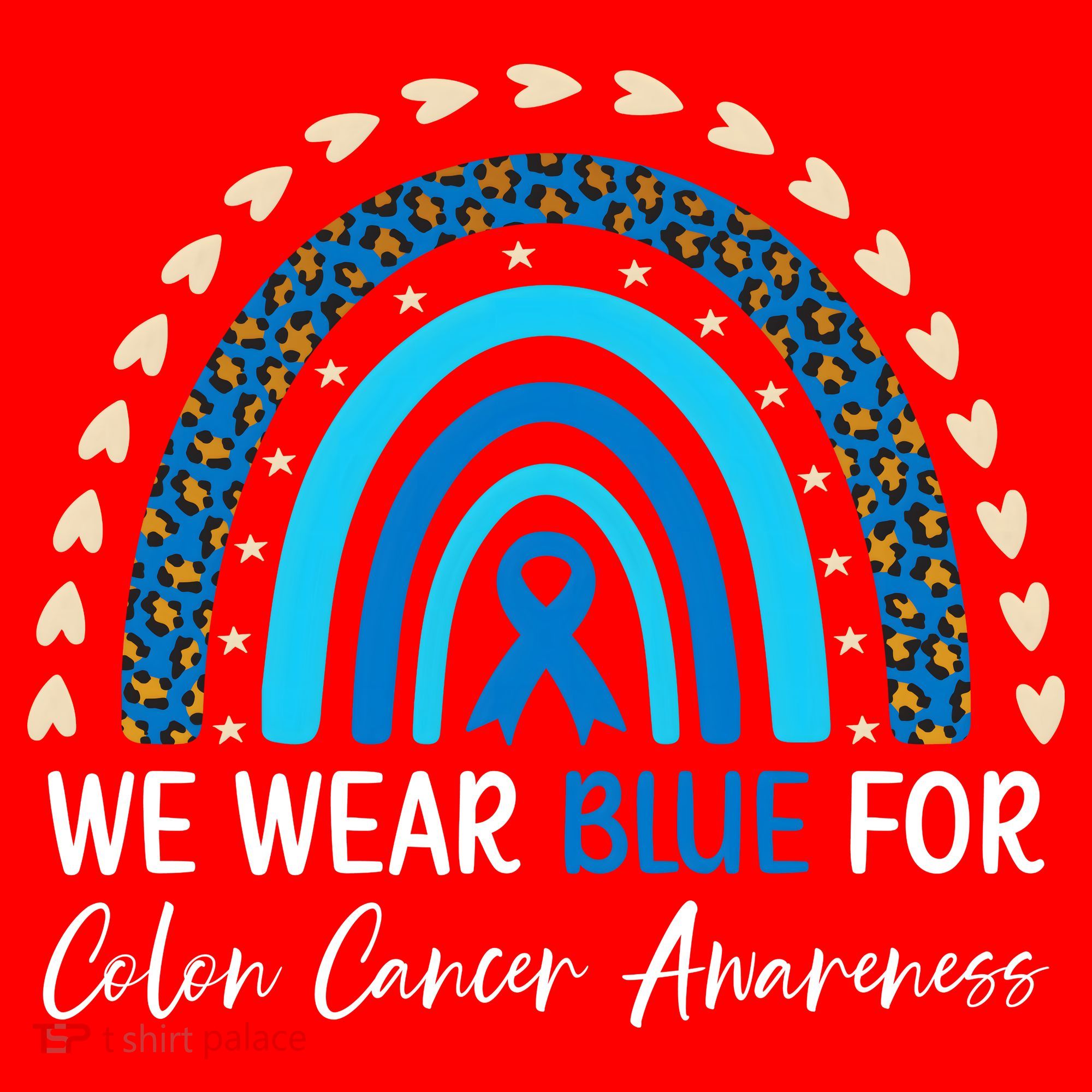 We Wear Blue For Colon Cancer Awareness Santa Hat