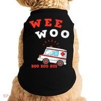 Wee Woo Boo Boo Bus Ambulance Funny EMS EMT Paramedic Gift Doggie Tank thumb 0