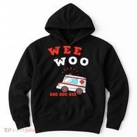 Wee Woo Boo Boo Bus Ambulance Funny EMS EMT Paramedic Gift Hoodie thumb 0