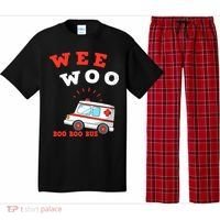 Wee Woo Boo Boo Bus Ambulance Funny EMS EMT Paramedic Gift Pajama Set thumb 0