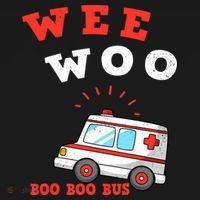 Wee Woo Boo Boo Bus Ambulance Funny EMS EMT Paramedic Gift Polo thumb 3