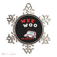 Wee Woo Boo Boo Bus Ambulance Funny EMS EMT Paramedic Gift Ornament thumb 0