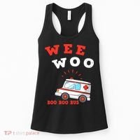 Wee Woo Boo Boo Bus Ambulance Funny EMS EMT Paramedic Gift Women's Tank Top thumb 0