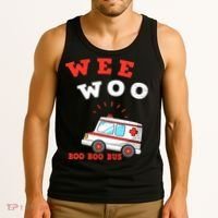 Wee Woo Boo Boo Bus Ambulance Funny EMS EMT Paramedic Gift Tank Top thumb 3