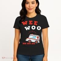Wee Woo Boo Boo Bus Ambulance Funny EMS EMT Paramedic Gift Women's T-Shirt thumb 4