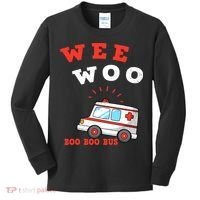 Wee Woo Boo Boo Bus Ambulance Funny EMS EMT Paramedic Gift Kids Long Sleeve Shirt thumb 0