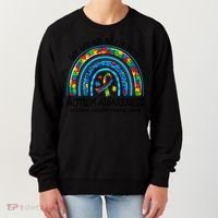 We Wear Blue For Autism Awareness Women's Sweatshirt thumb 0