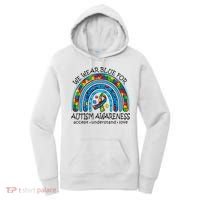 We Wear Blue For Autism Awareness Women's Hoodie thumb 0