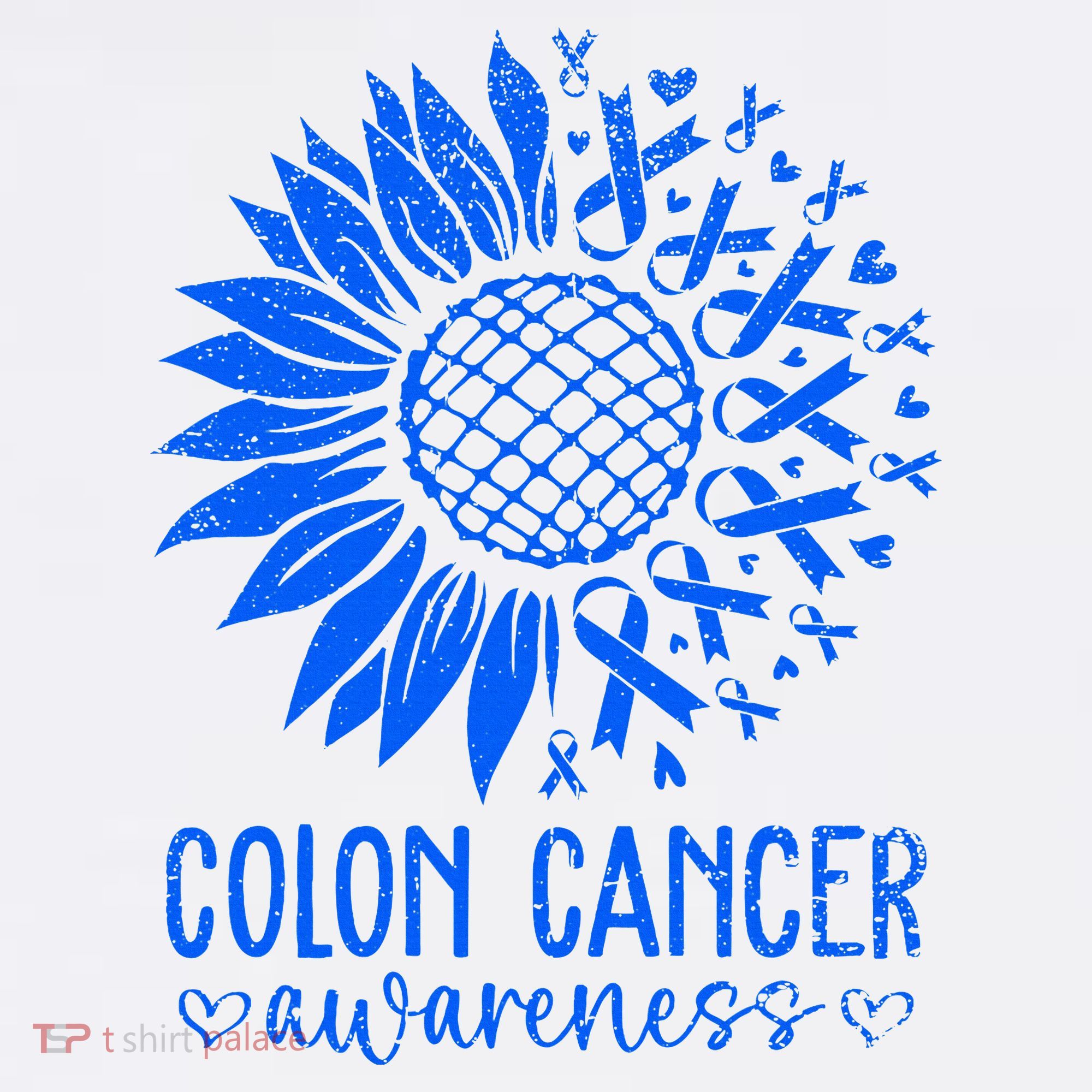 We Wear Blue Colon Cancer Awareness Colorectal Cancer Month T-Shirt