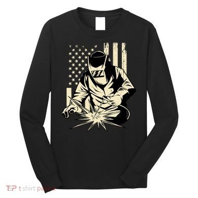 Welder Welding Blacksmith Metal Worker Fabricator Long Sleeve Shirt