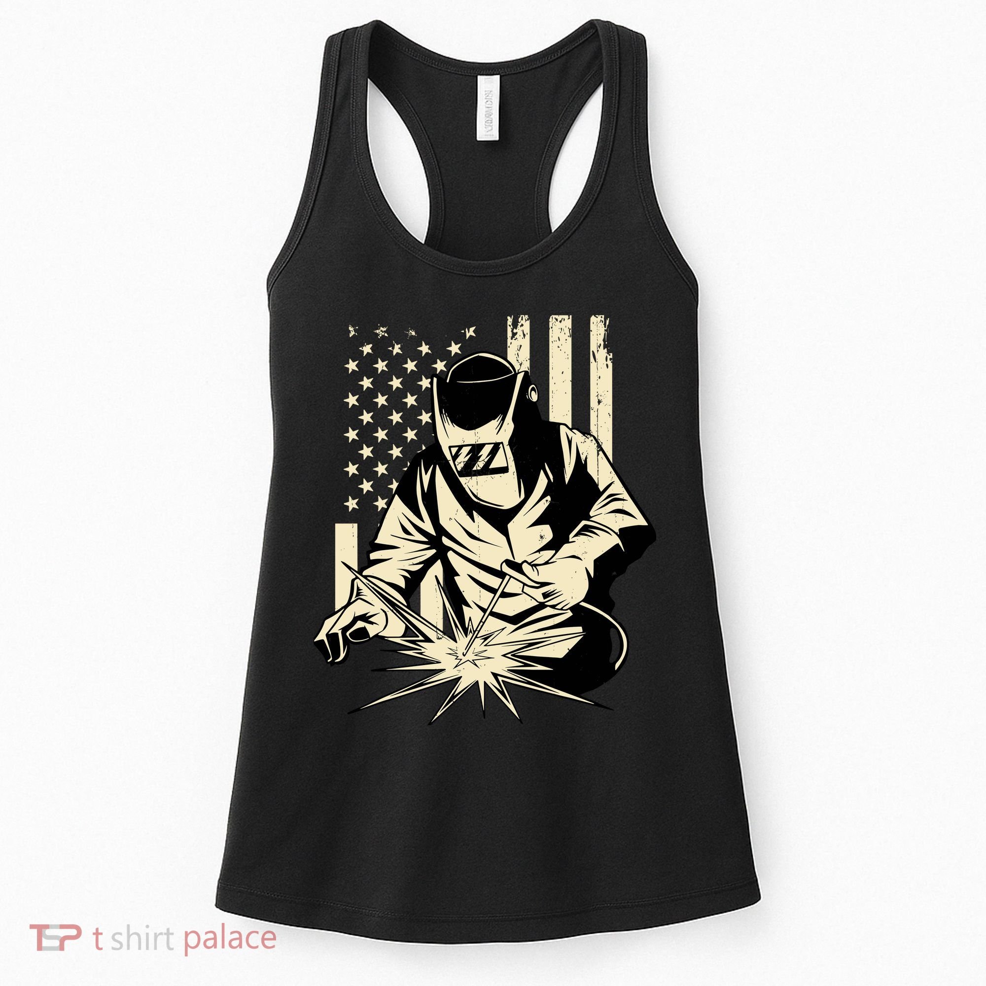Welder Welding Blacksmith Metal Worker Fabricator Women's Tank Top