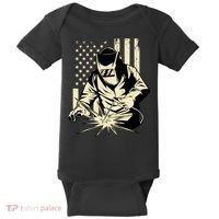 Welder Welding Blacksmith Metal Worker Fabricator Baby Bodysuit thumb 0