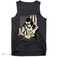 Welder Welding Blacksmith Metal Worker Fabricator Tank Top thumb 0