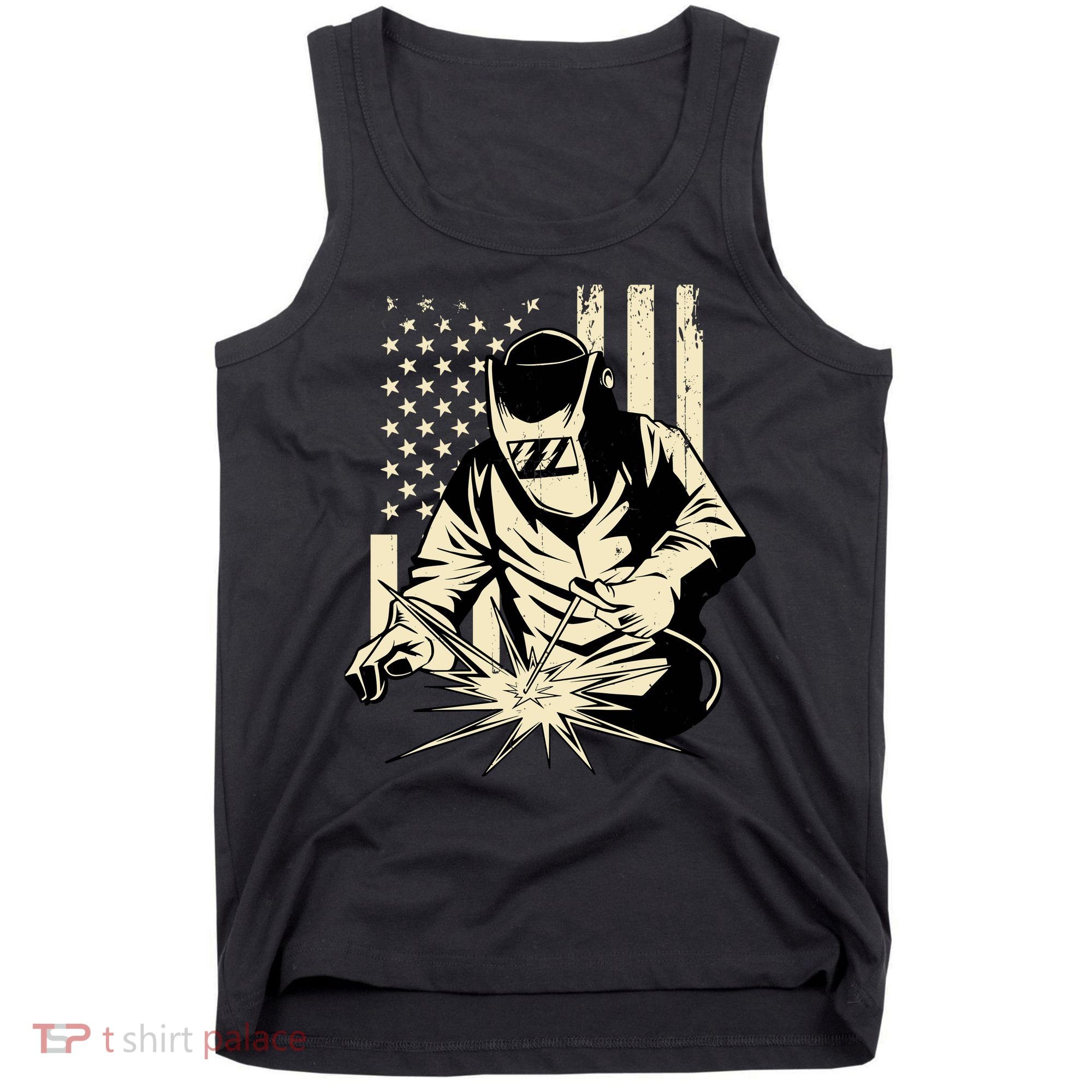 Welder Welding Blacksmith Metal Worker Fabricator Tank Top