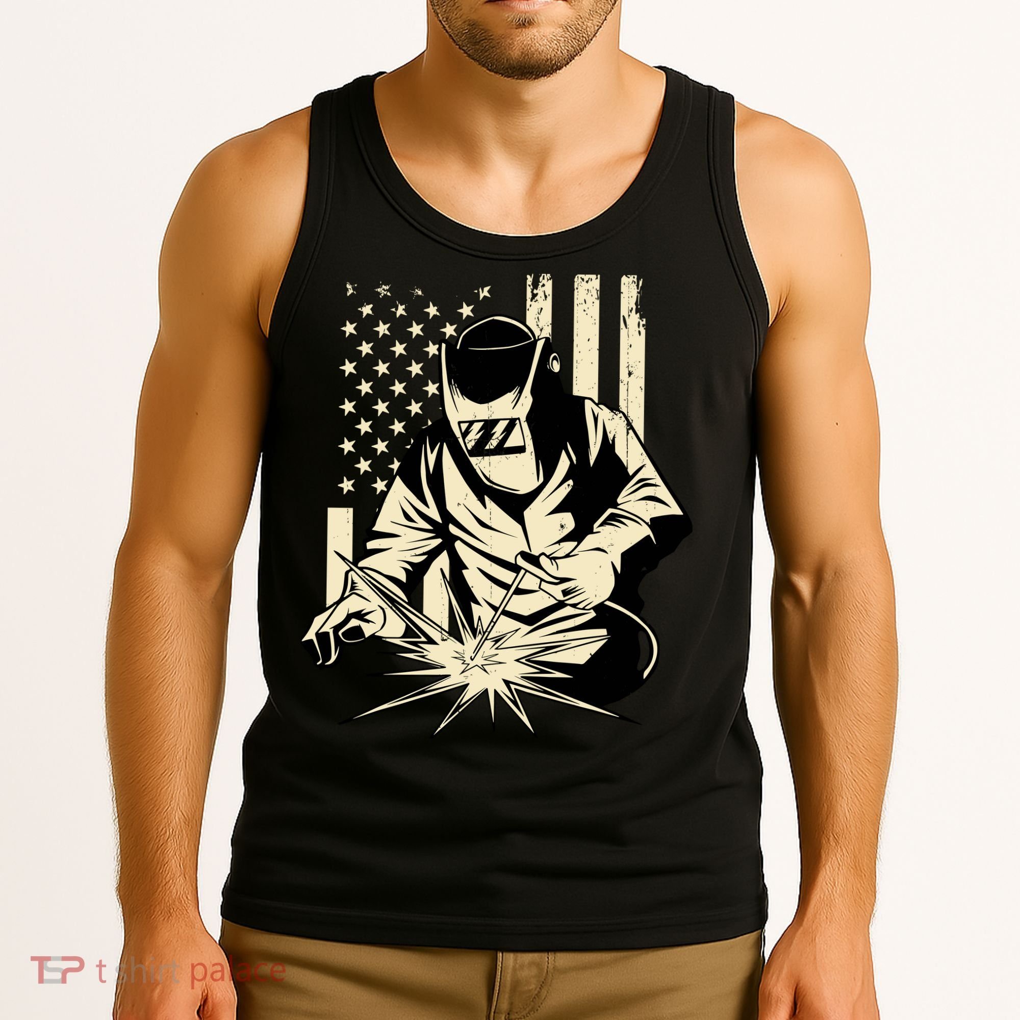 Welder Welding Blacksmith Metal Worker Fabricator Tank Top