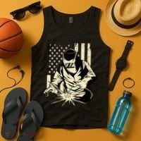 Welder Welding Blacksmith Metal Worker Fabricator Tank Top thumb 4