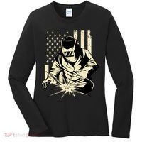 Welder Welding Blacksmith Metal Worker Fabricator Women's Long Sleeve Shirt thumb 0