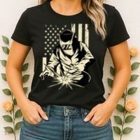 Welder Welding Blacksmith Metal Worker Fabricator Women's T-Shirt thumb 2