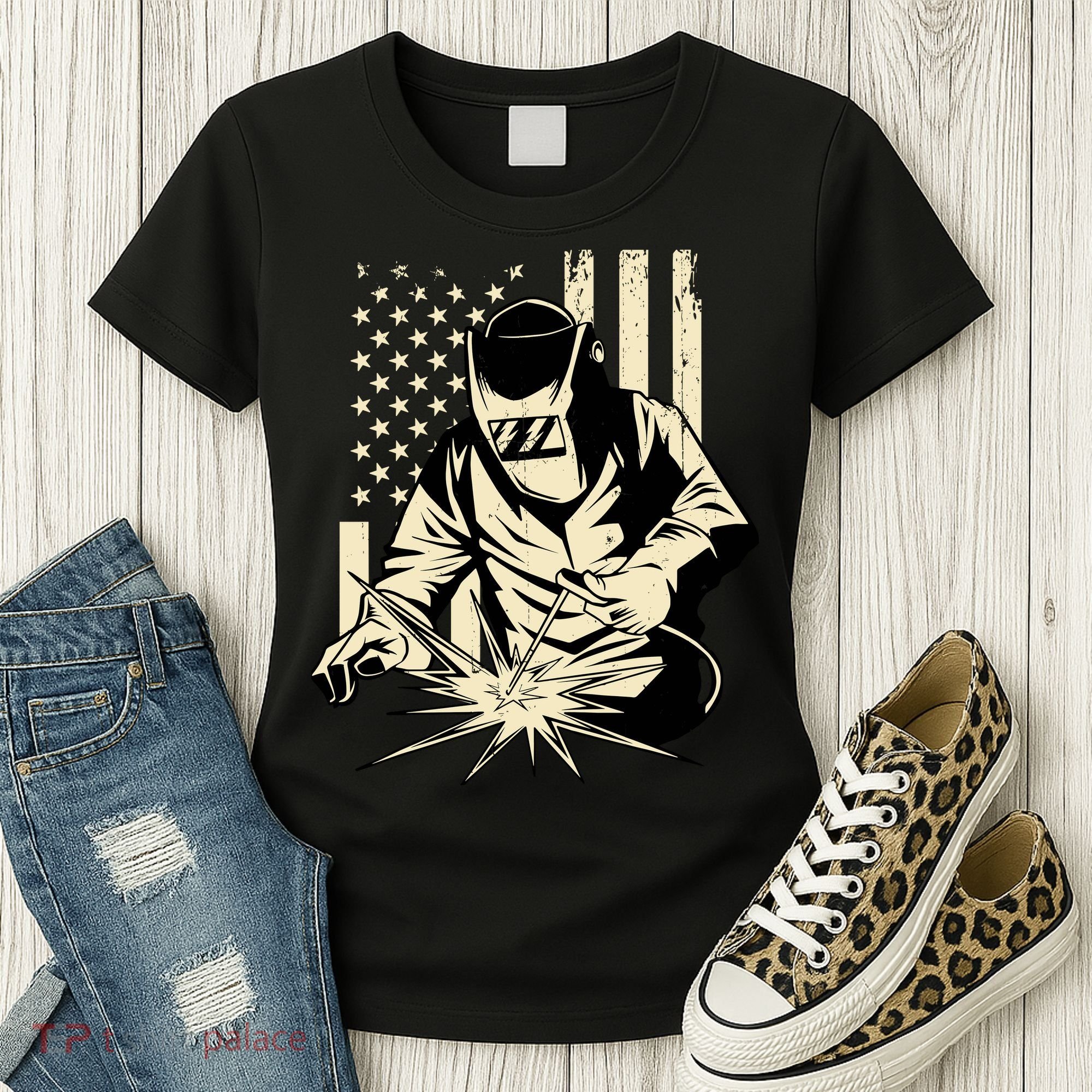 Welder Welding Blacksmith Metal Worker Fabricator Women's T-Shirt