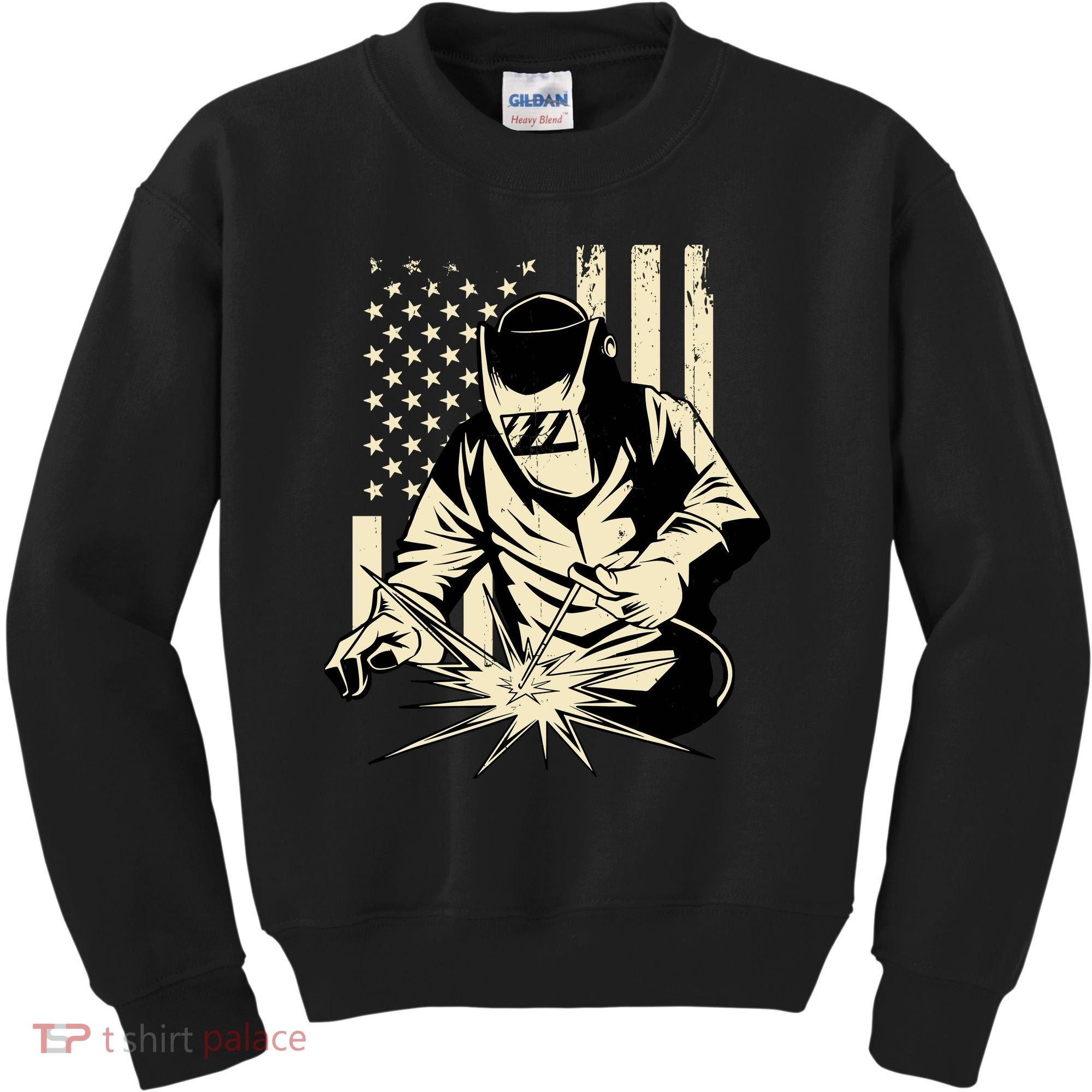 Welder Welding Blacksmith Metal Worker Fabricator Kids Sweatshirt