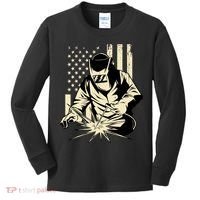 Welder Welding Blacksmith Metal Worker Fabricator Kids Long Sleeve Shirt thumb 0