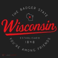 Wisconsin Wi Badger State YouRe Among Friends In Wisconsin Hat thumb 2