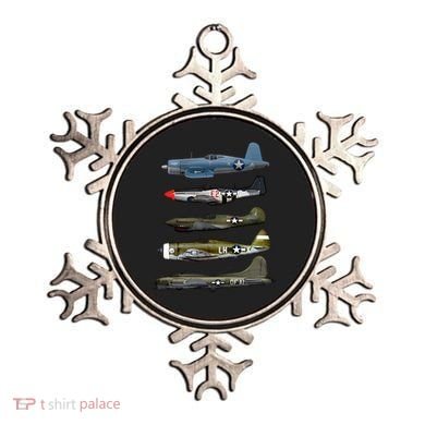 Ww2 Warplane Bgreat Gift17 P51 Mustang F4u Corsair P40 Warhawk Gift Ornament