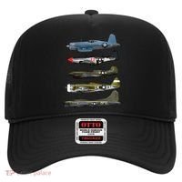 Ww2 Warplane Bgreat Gift17 P51 Mustang F4u Corsair P40 Warhawk Gift Hat thumb 0