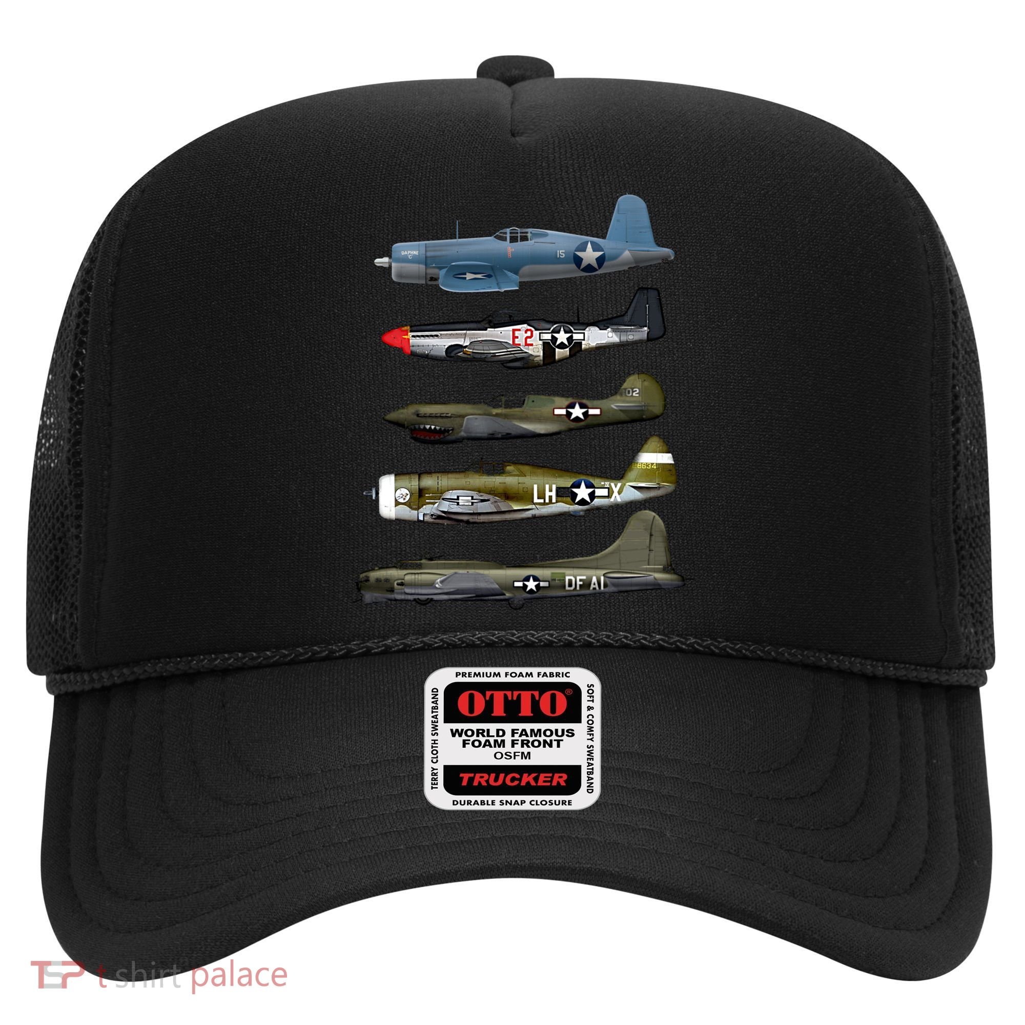 Ww2 Warplane Bgreat Gift17 P51 Mustang F4u Corsair P40 Warhawk Gift Hat