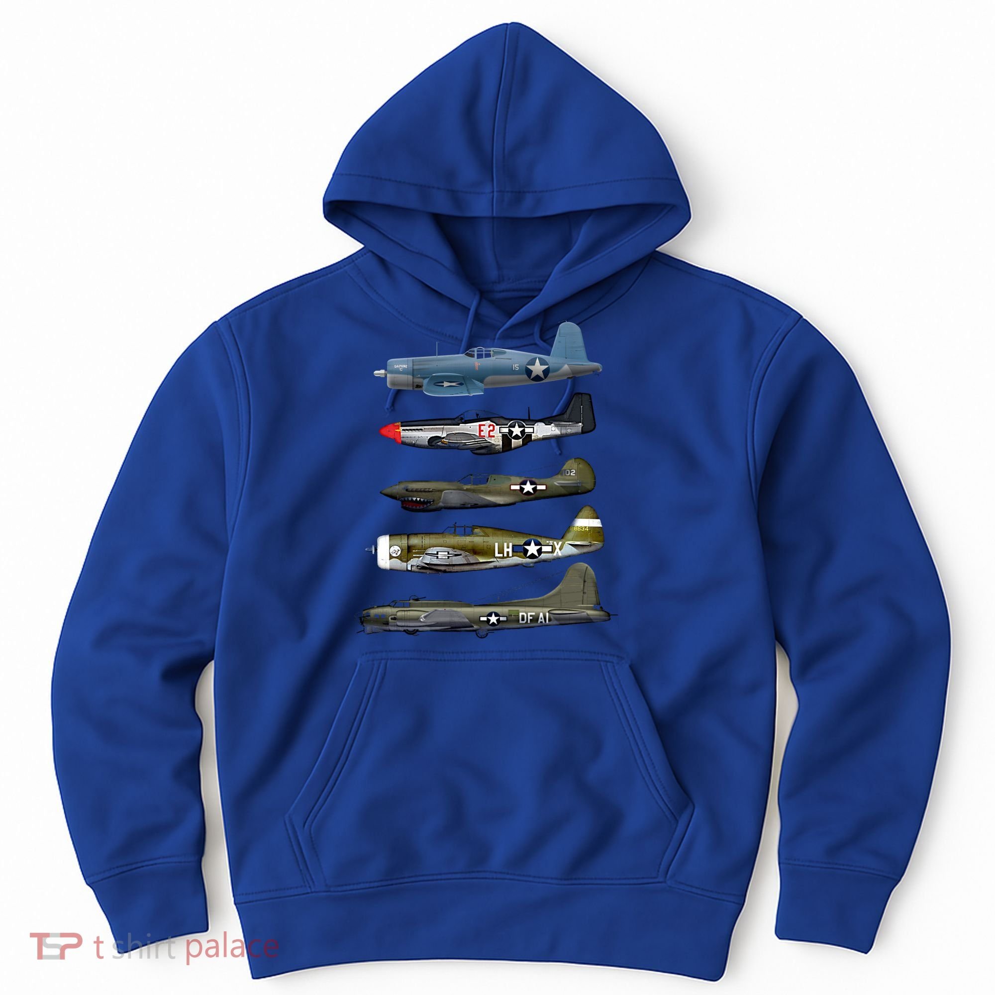 Ww2 Warplane Bgreat Gift17 P51 Mustang F4u Corsair P40 Warhawk Gift Hoodie