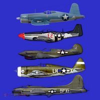 Ww2 Warplane Bgreat Gift17 P51 Mustang F4u Corsair P40 Warhawk Gift Baby Bodysuit thumb 2