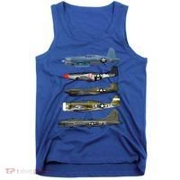 Ww2 Warplane Bgreat Gift17 P51 Mustang F4u Corsair P40 Warhawk Gift Tank Top thumb 0