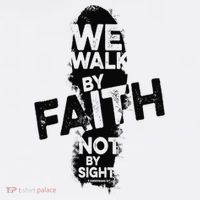 We Walk By Faith Not By Sight Christian Faith in God Vintage T-Shirt thumb 7