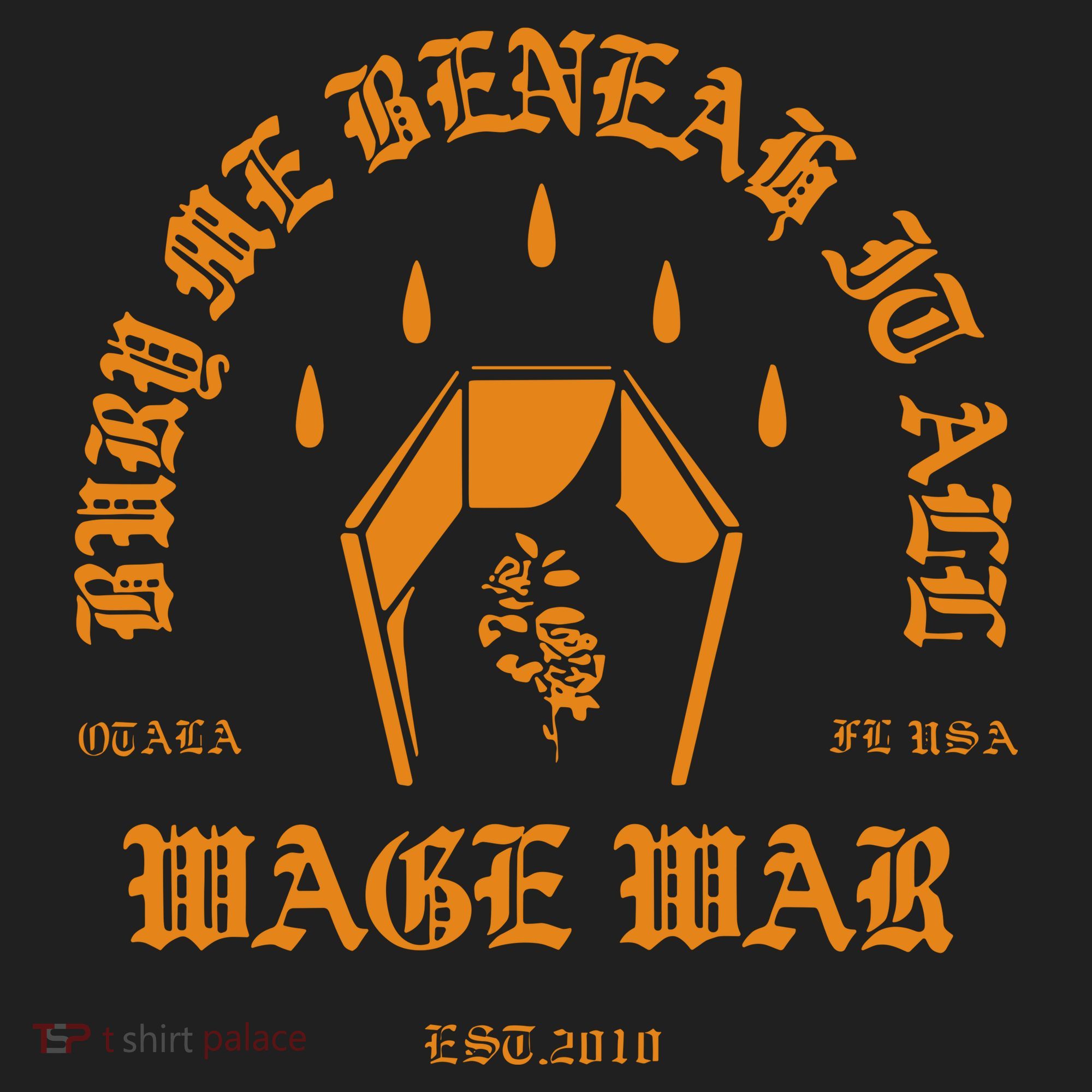 Wage War Bury Me Golf Towel