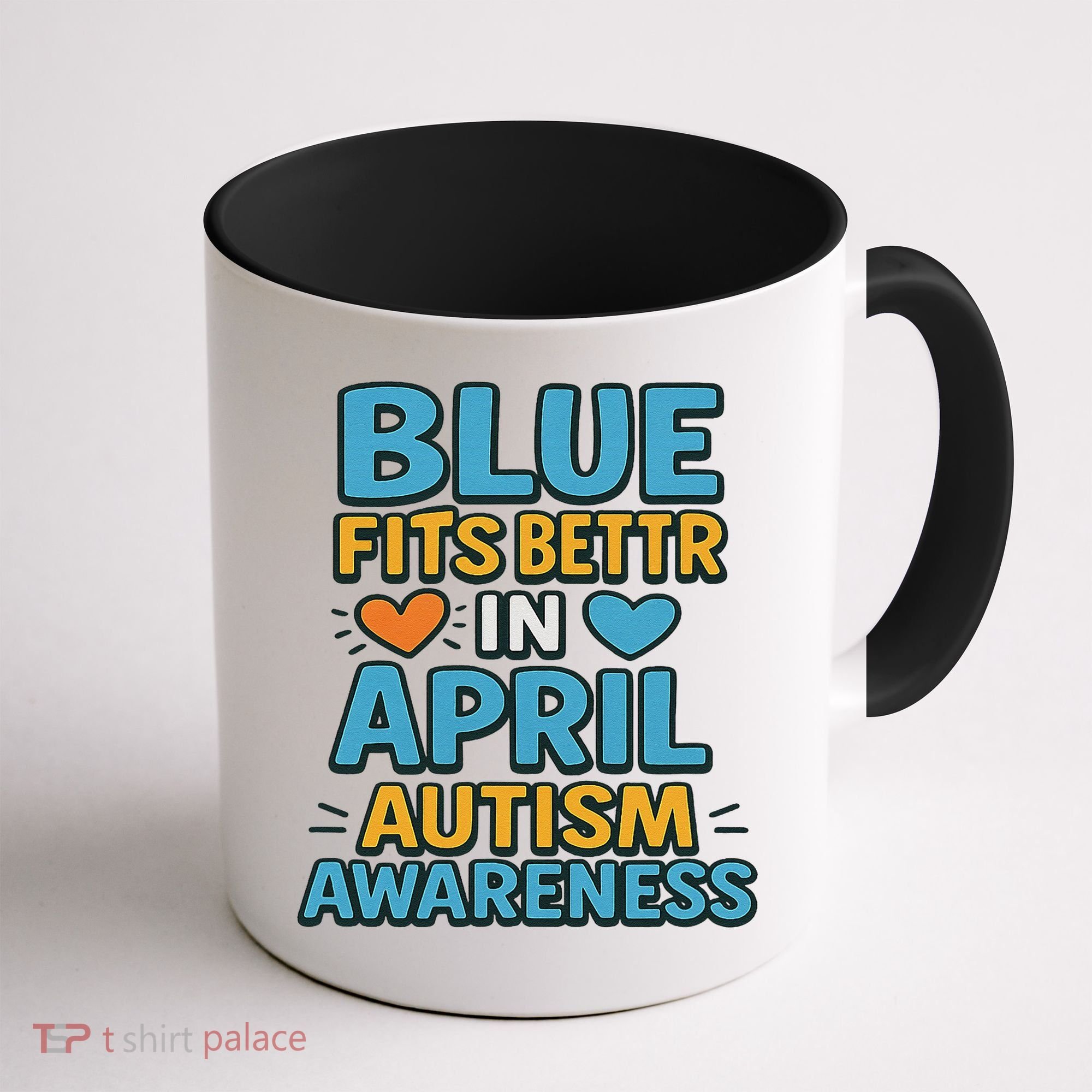 We Wear Blue In April Autism Awareness Neurodiversity Coffee Mug
