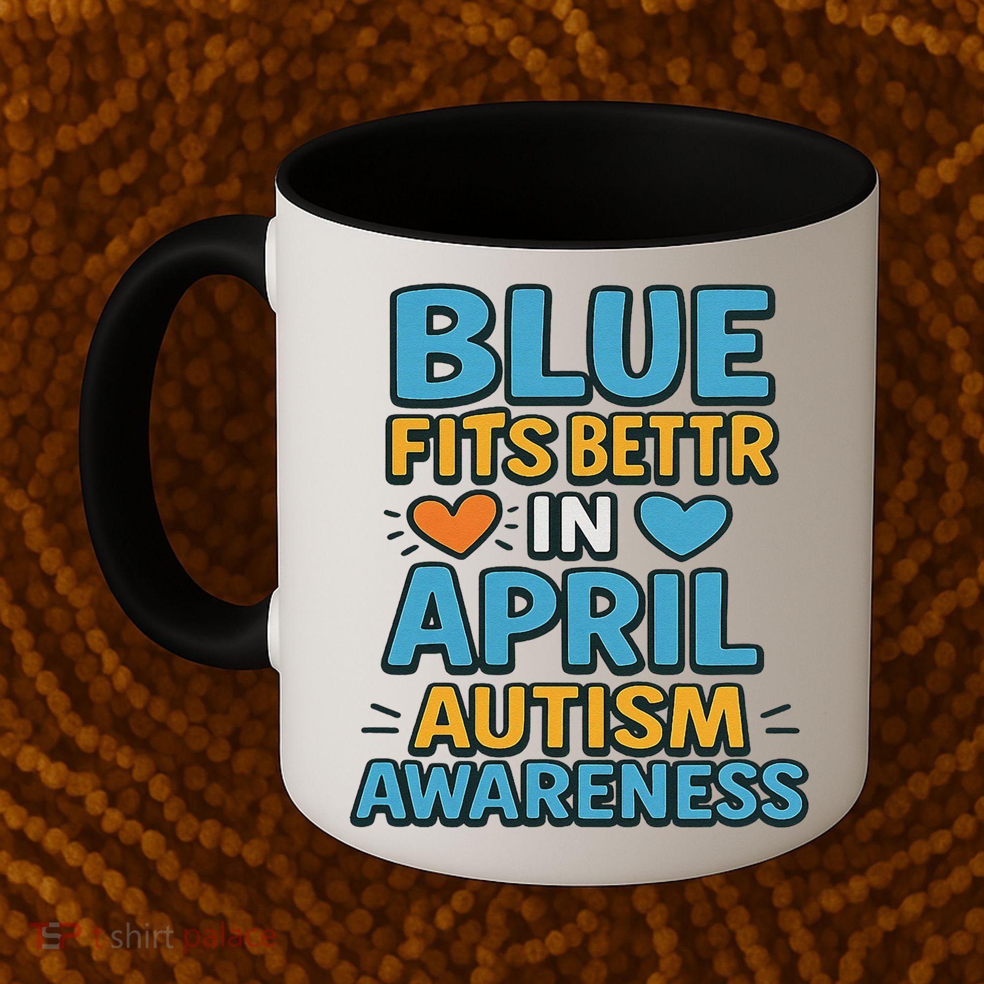 We Wear Blue In April Autism Awareness Neurodiversity Coffee Mug